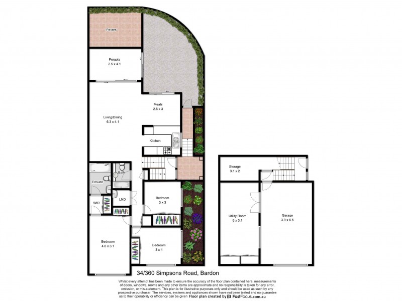 34/360 Simpsons Road, Bardon QLD 4065 Floorplan