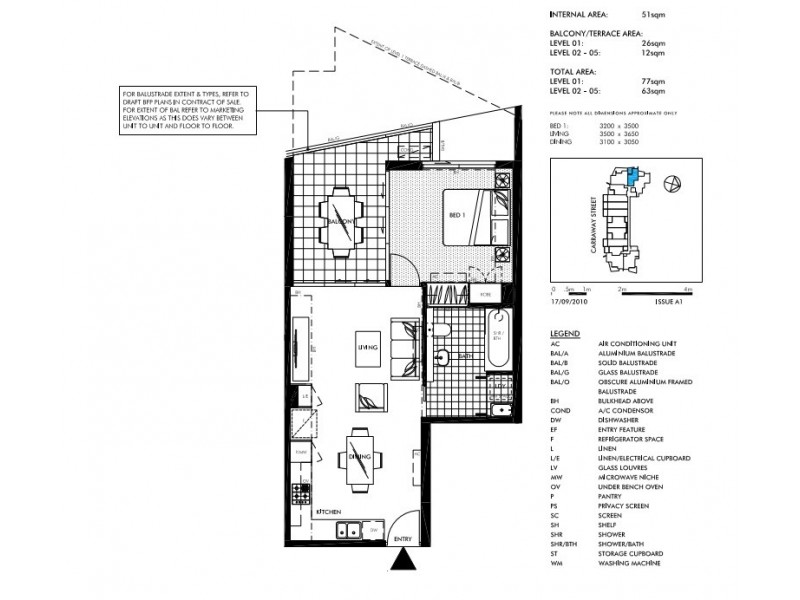 1117/72 Victoria Park Road, Kelvin Grove QLD 4059 Floorplan