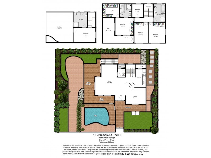 11 Cranmore Street, Red Hill QLD 4059 Floorplan
