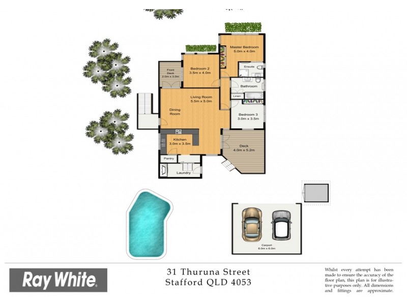 31 Thuruna Street, Stafford QLD 4053 Floorplan