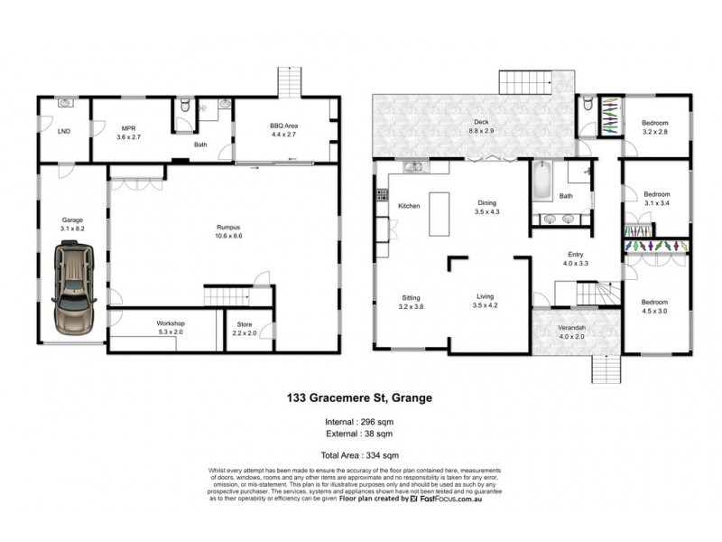 133 Gracemere Street, Grange QLD 4051 Floorplan