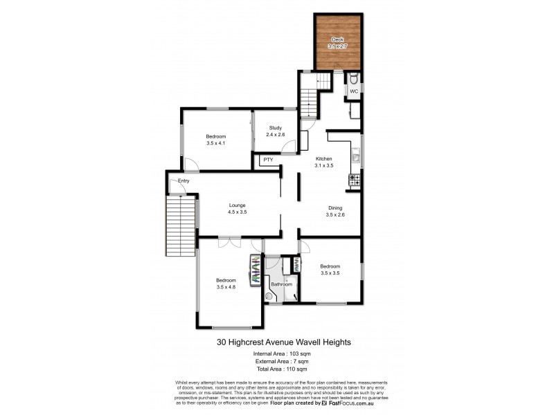 30 Highcrest Avenue, Wavell Heights QLD 4012 Floorplan