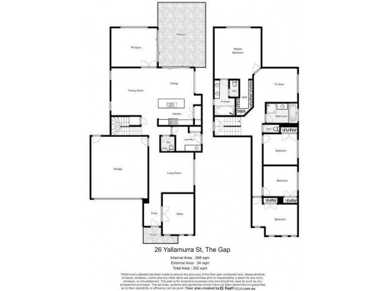 26 Yallamurra Street, The Gap QLD 4061 Floorplan