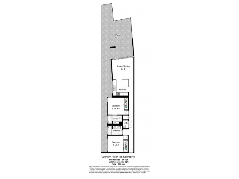 002/107-109 Astor Terrace, Spring Hill QLD 4000 Floorplan