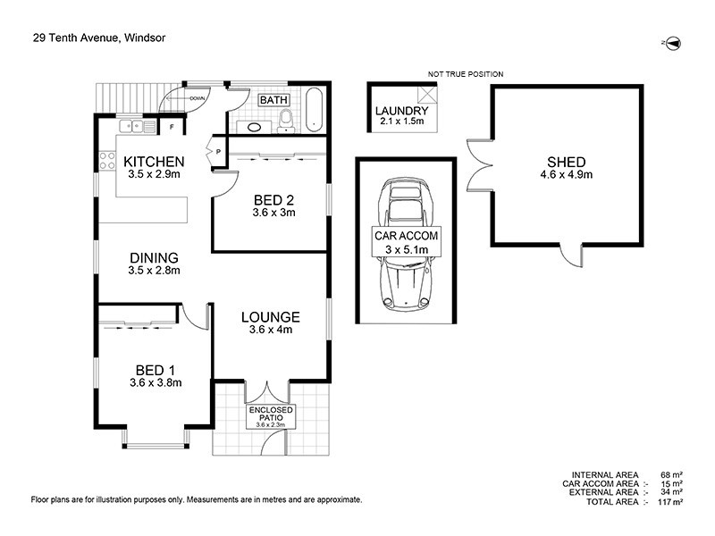 29 Tenth Avenue, Windsor QLD 4030 Floorplan