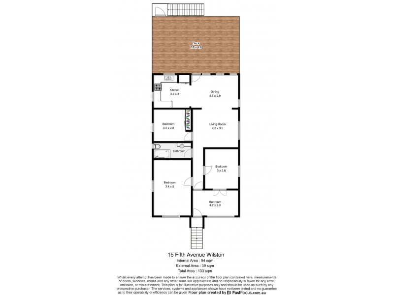 15 Fifth Avenue, Wilston QLD 4051 Floorplan