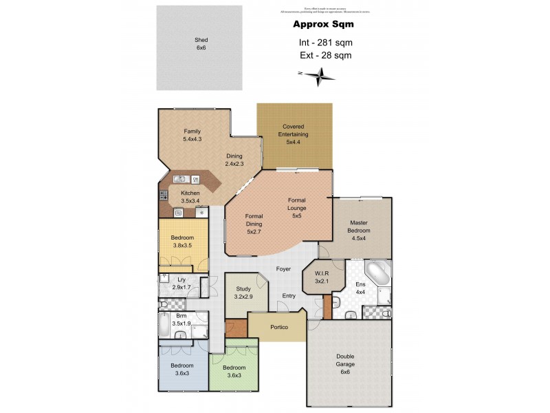 3 Greer Court, Bunya QLD 4055 Floorplan