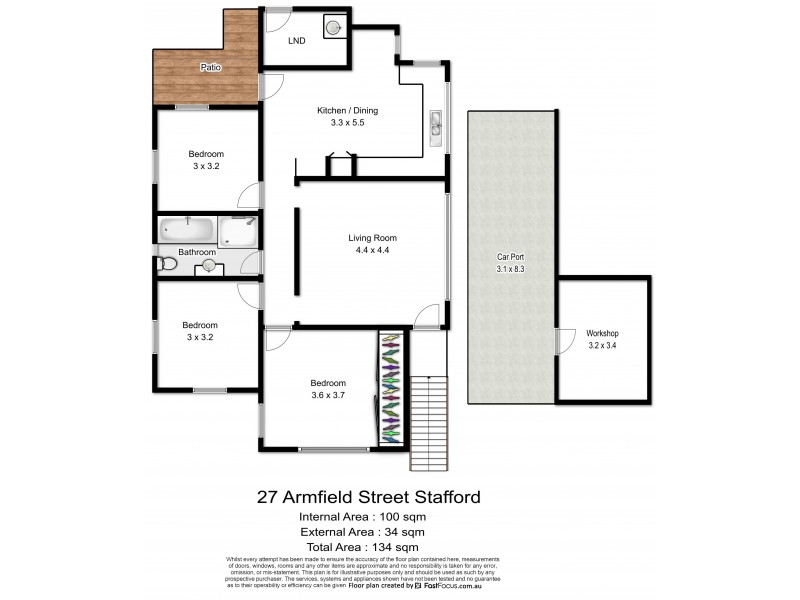 27 Armfield Street, Stafford QLD 4053 Floorplan