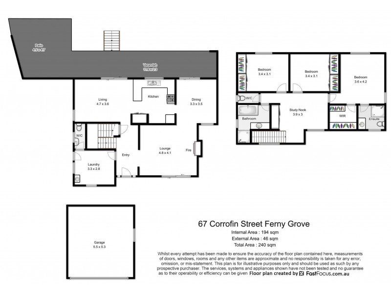 67 Corrofin Street, Ferny Grove QLD 4055 Floorplan