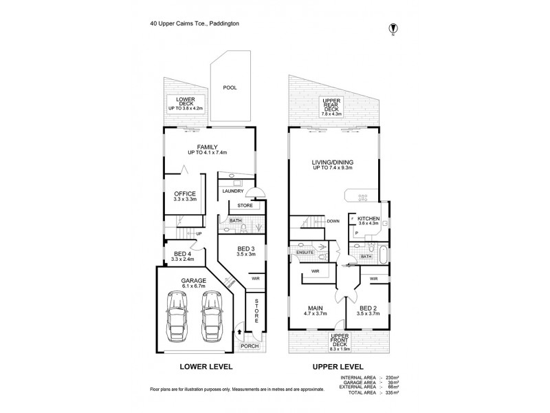 40 Upper Cairns Terrace, Paddington QLD 4064 Floorplan