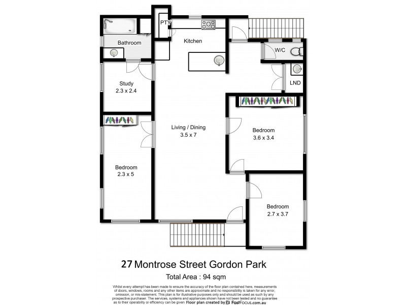 27 Montrose Street, Gordon Park QLD 4031 Floorplan