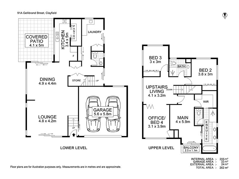 91a Gellibrand Street, Clayfield QLD 4011 Floorplan