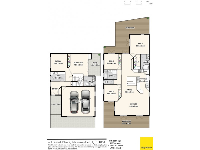 6 Daniel Place, Newmarket QLD 4051 Floorplan