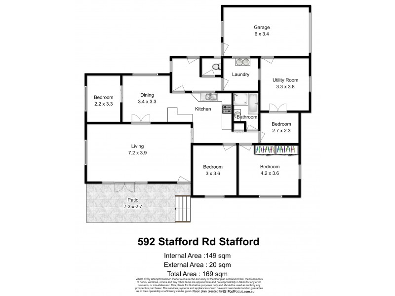 592 Stafford Road, Stafford QLD 4053 Floorplan