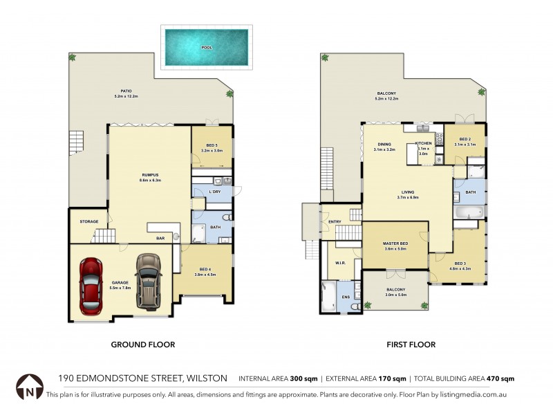 190 Edmondstone Street, Wilston QLD 4051 Floorplan