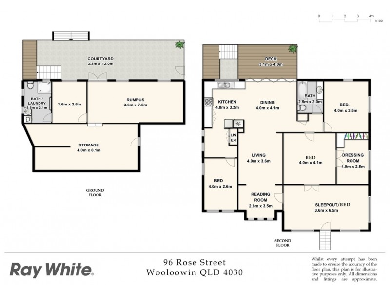 96 Rose Street, Wooloowin QLD 4030 Floorplan