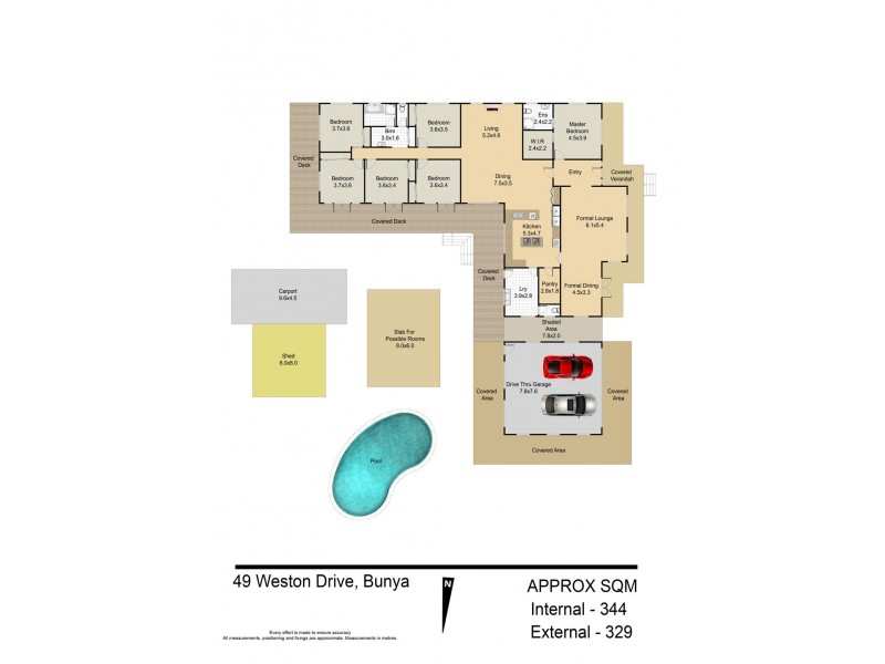 49 Weston Drive, Bunya QLD 4055 Floorplan