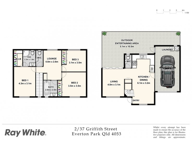 2/37 Griffith Street, Everton Park QLD 4053 Floorplan