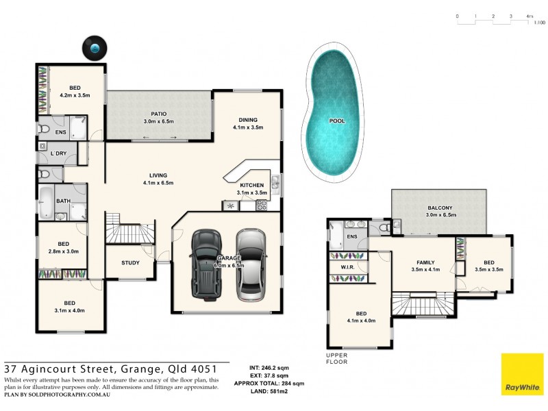 37 Agincourt Street, Grange QLD 4051 Floorplan