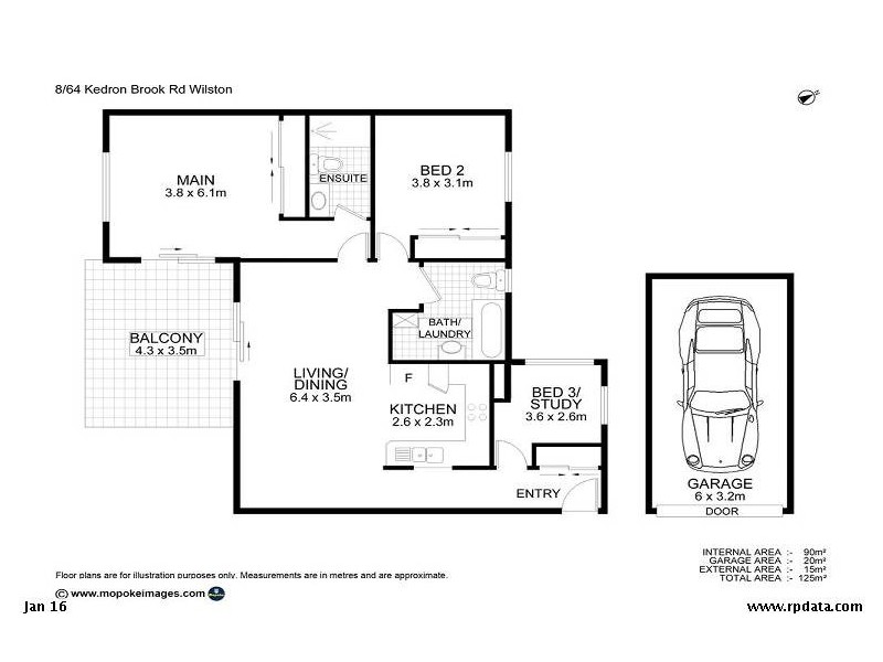 8/64 Kedron Brook Road, Wilston QLD 4051 Floorplan