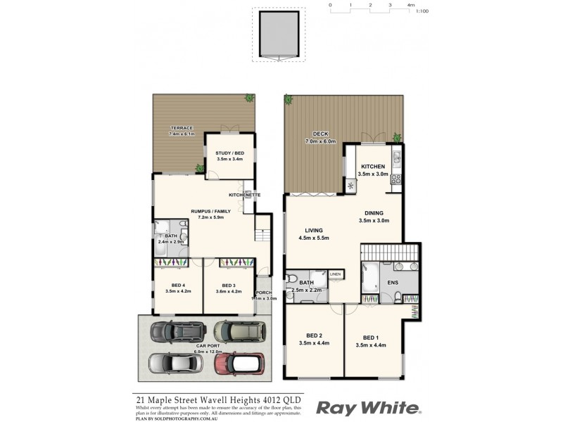 21 Maple Street, Wavell Heights QLD 4012 Floorplan
