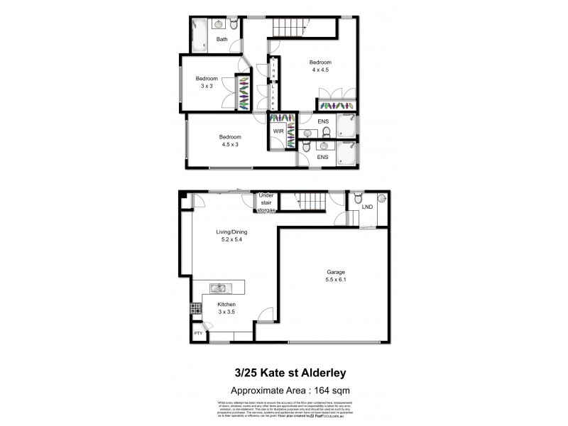 3/25 Kate Street, Alderley QLD 4051 Floorplan