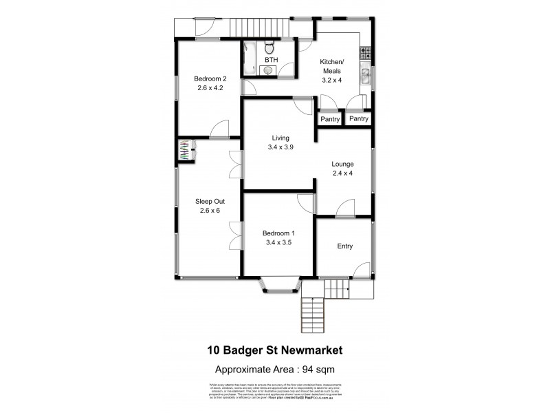 10 Badger Street, Newmarket QLD 4051 Floorplan