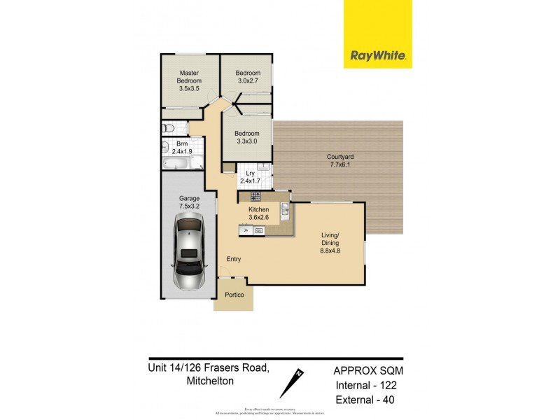 14/126 Frasers Road, Mitchelton QLD 4053 Floorplan