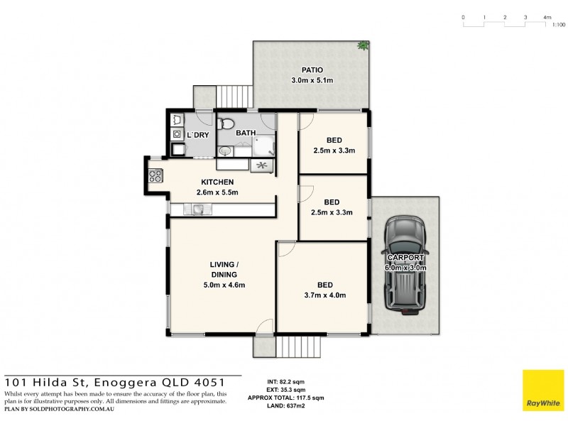 101 Hilda Street, Enoggera QLD 4051 Floorplan