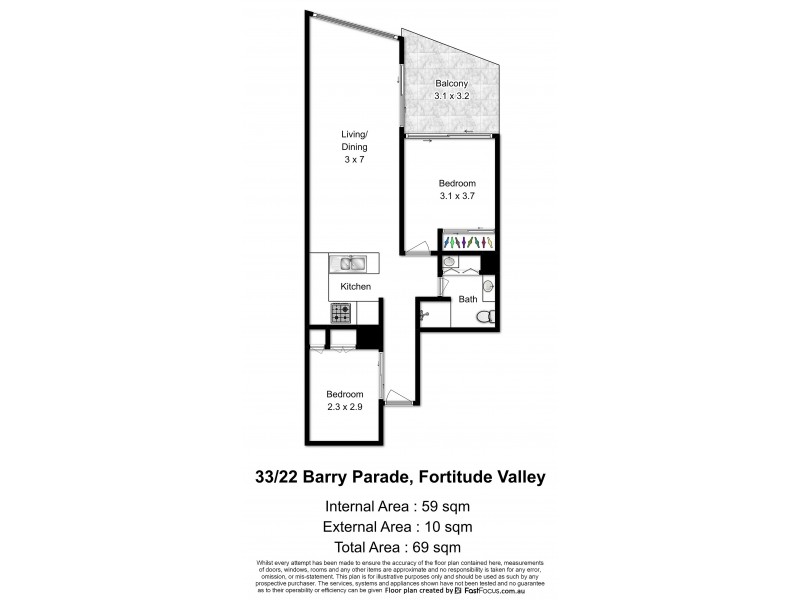 U33/22 Barry Parade, Fortitude Valley QLD 4006