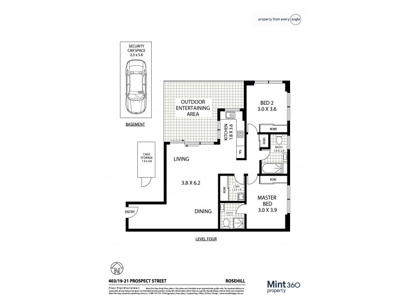403/19 Prospect Street, Rosehill NSW 2142 Floorplan