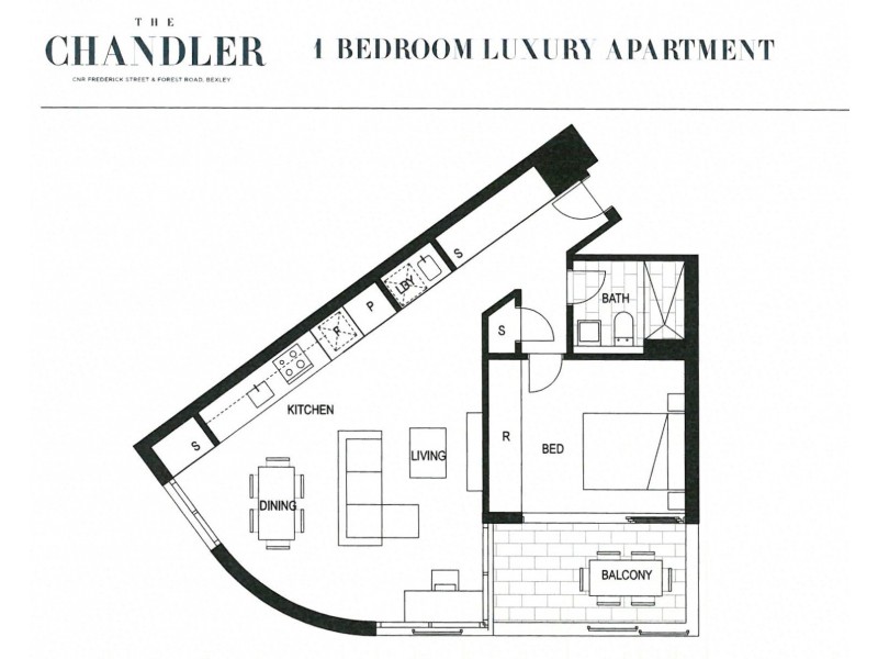 208/159 Frederick Street, Bexley NSW 2207 Floorplan