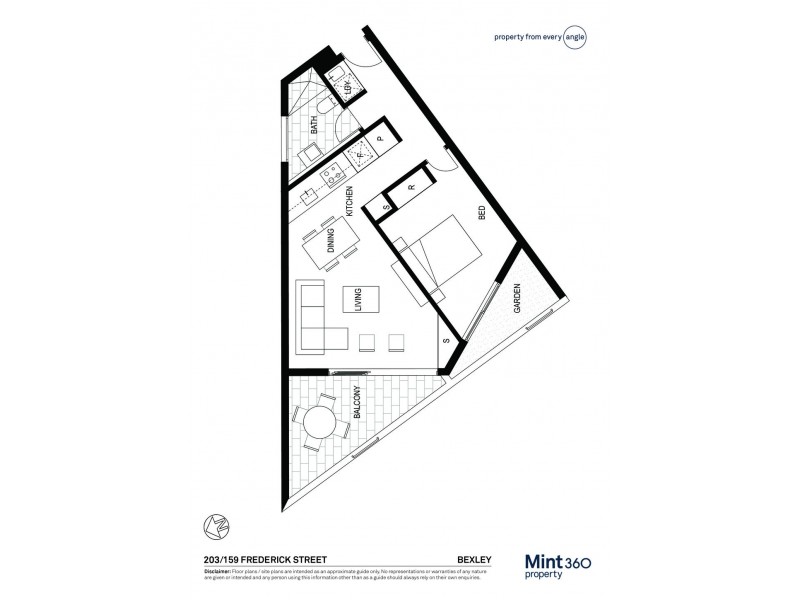 203/165 Frederick Street, Bexley NSW 2207 Floorplan
