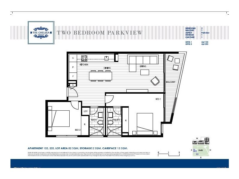 203/2-6 Goodwood Street, Kensington NSW 2033 Floorplan