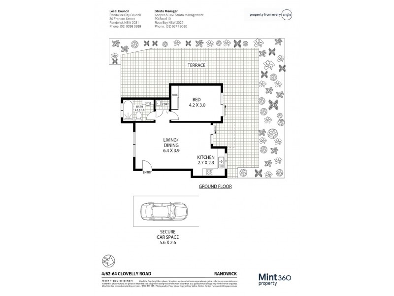 4/62-64 Clovelly Road, Randwick NSW 2031 Floorplan