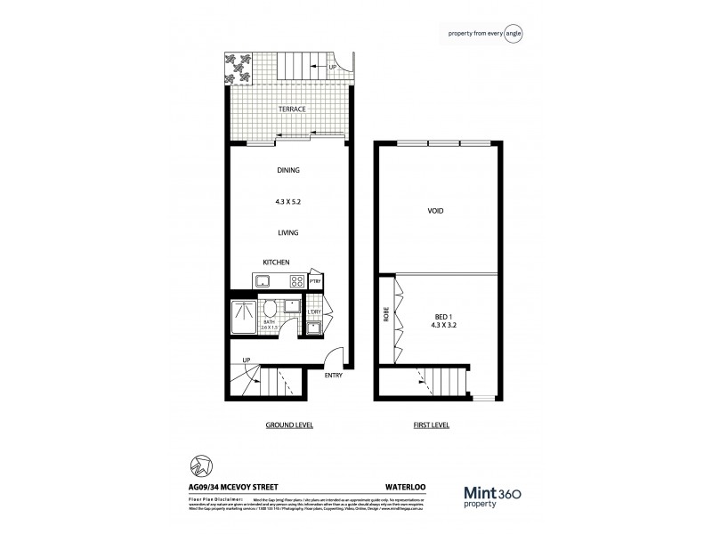 AG09/34 McEvoy Street, Waterloo NSW 2017 Floorplan