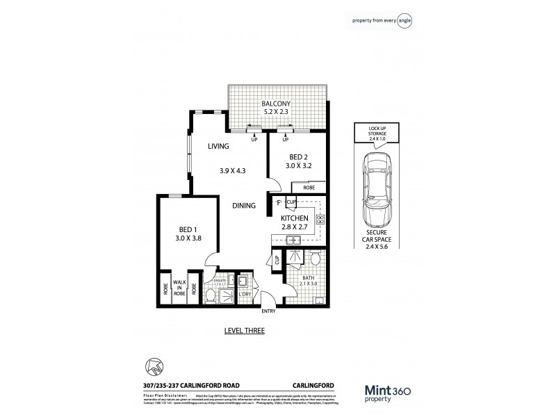 307/235-237 Carlingford Road, Carlingford NSW 2118 Floorplan