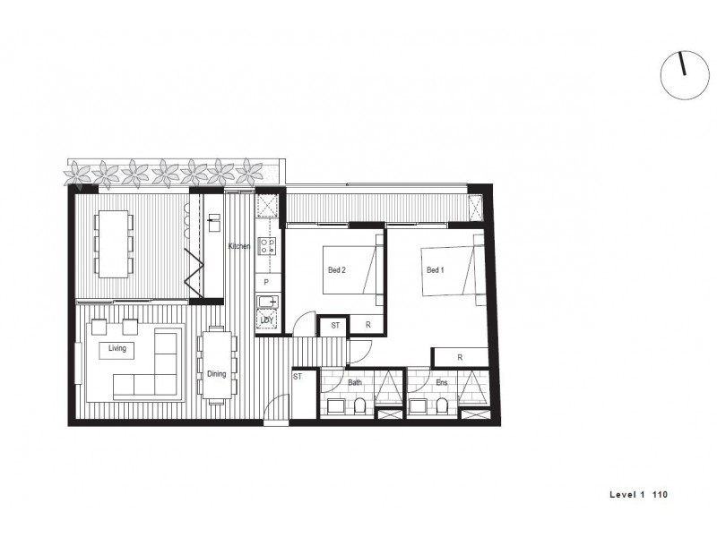 110/81 Macdonald Street, Erskineville NSW 2043 Floorplan