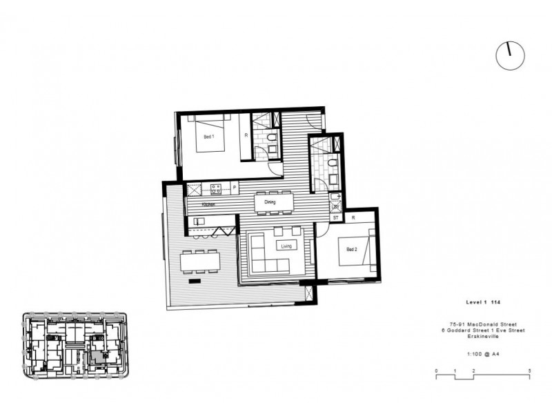 114/81 Macdonald Street, Erskineville NSW 2043 Floorplan