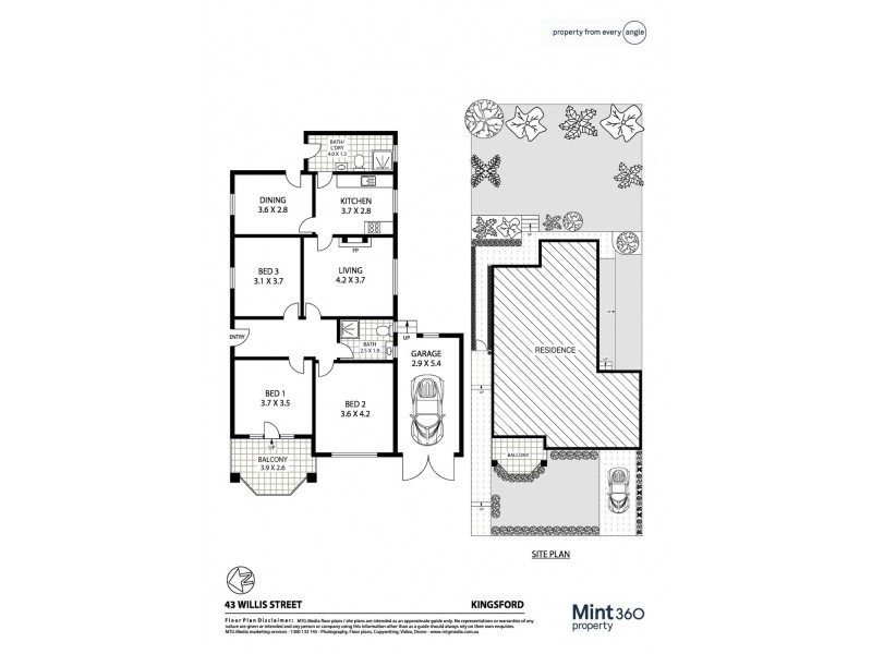 43 Willis Street, Kingsford NSW 2032 Floorplan