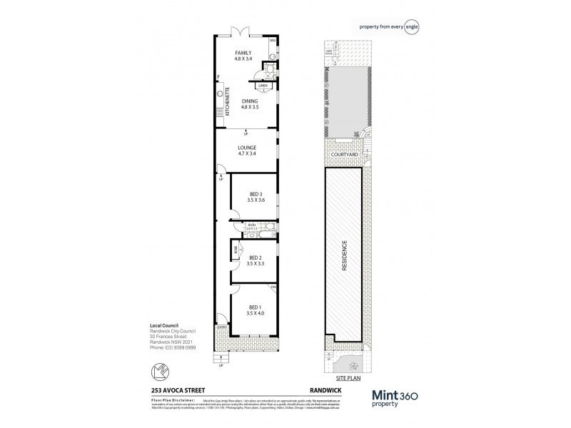 253 Avoca Street, Randwick NSW 2031 Floorplan