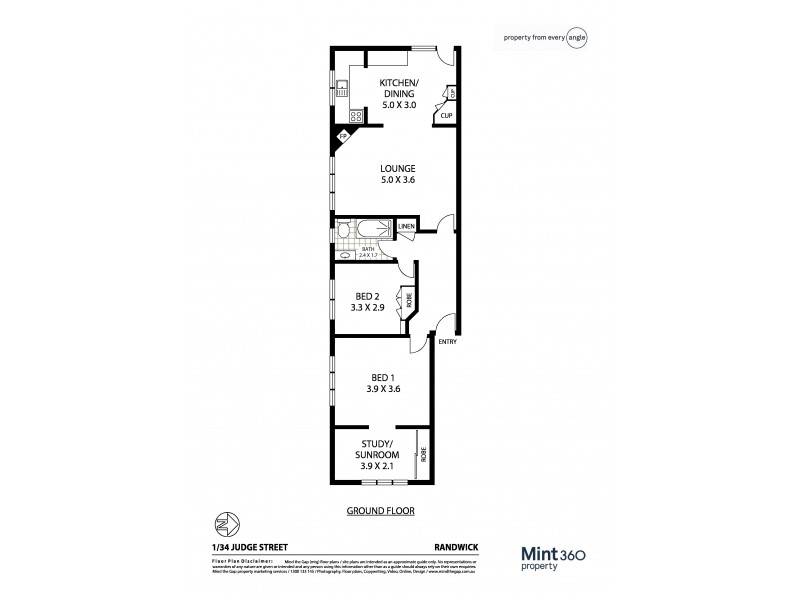 1/34 Judge Street, Randwick NSW 2031 Floorplan