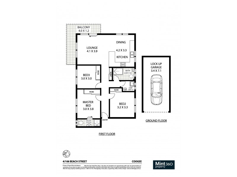 4/106 Beach Street, Coogee NSW 2034 Floorplan