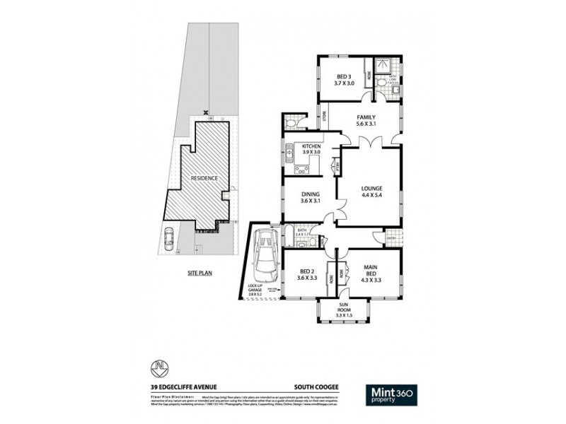 39 Edgecliffe Ave, South Coogee NSW 2034 Floorplan