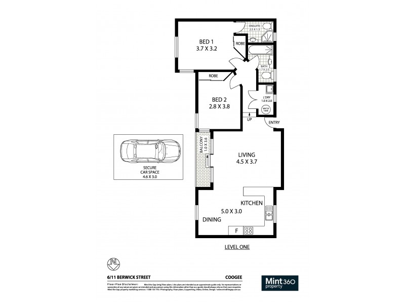 6/11 Berwick Street, Coogee NSW 2034 Floorplan