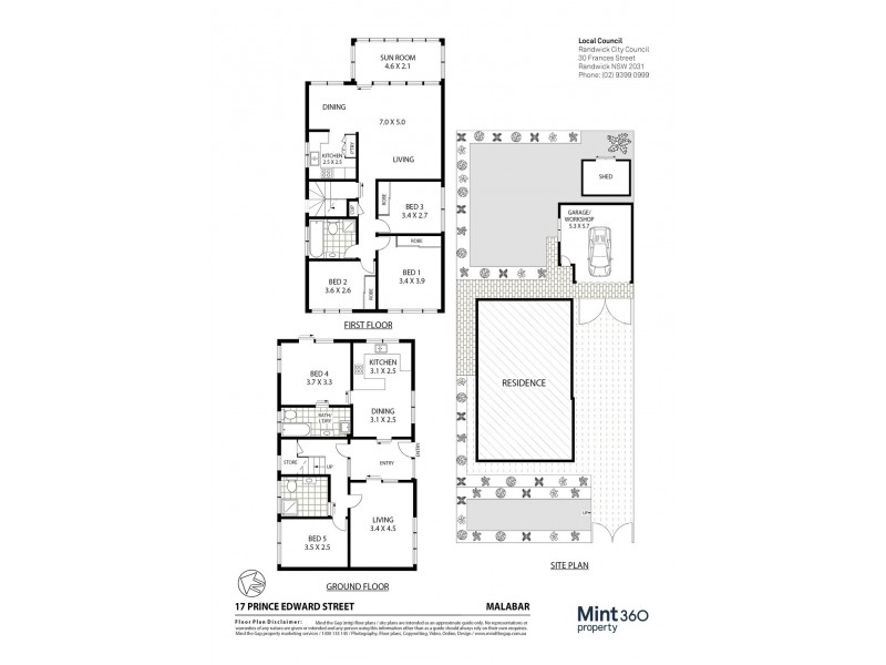 17 Prince Edward Street, Malabar NSW 2036 Floorplan