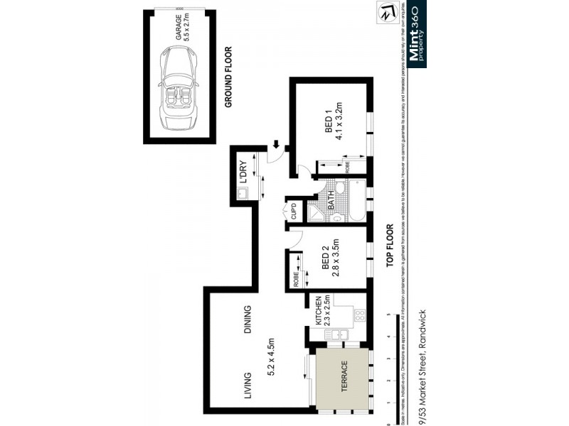 U/53-55 Market Streeet, Randwick NSW 2031 Floorplan