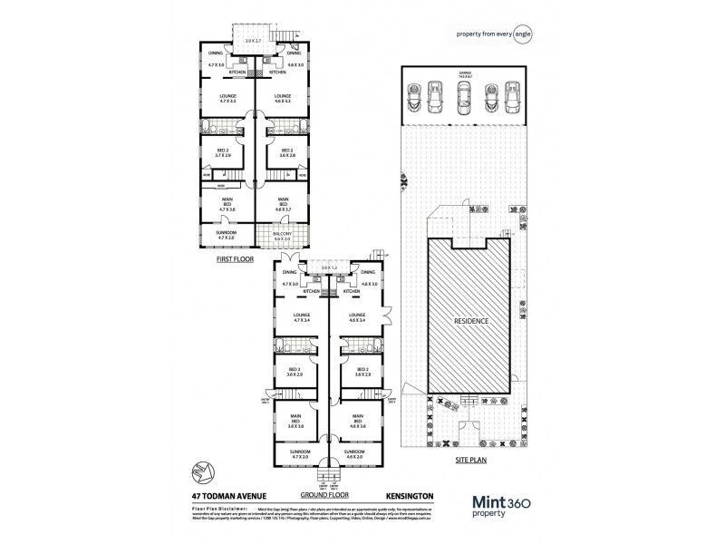 1-4/47 Todman Avenue, Kensington NSW 2033 Floorplan