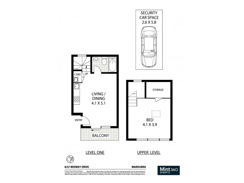 6/37 Midway Drive, Maroubra NSW 2035 Floorplan