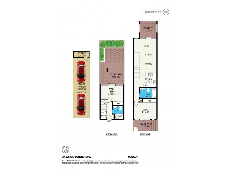 99/635 Gardeners Road, Mascot NSW 2020 Floorplan